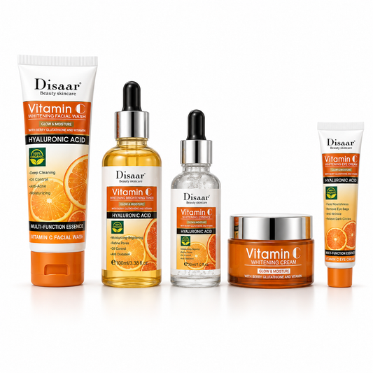 Kit Facial Premium Vitamina C - Aclara e Hidrata